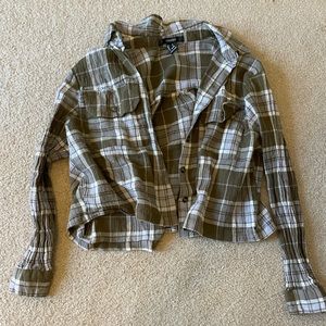 Forever 21 Cropped Flannel